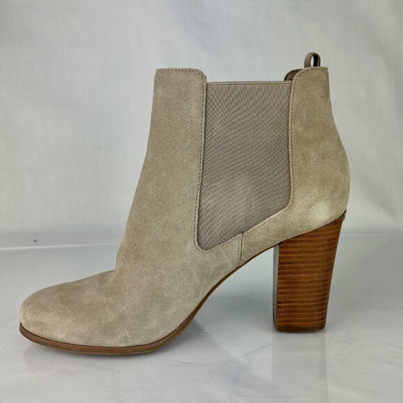 MICHAEL KORS Grey Suede Chelsea Ankle Boots sz 10 Excellent condition - Picture 3 of 11